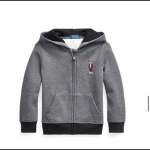 Polo Bear Fleece Full Zip Hoodie